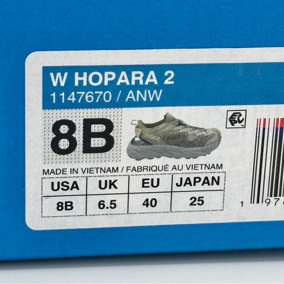 NWT Hoka Hopara 2 Women’s Hybrid Hiking Sandal in Alabaster Snow Off white cream - Picture 3 of 16